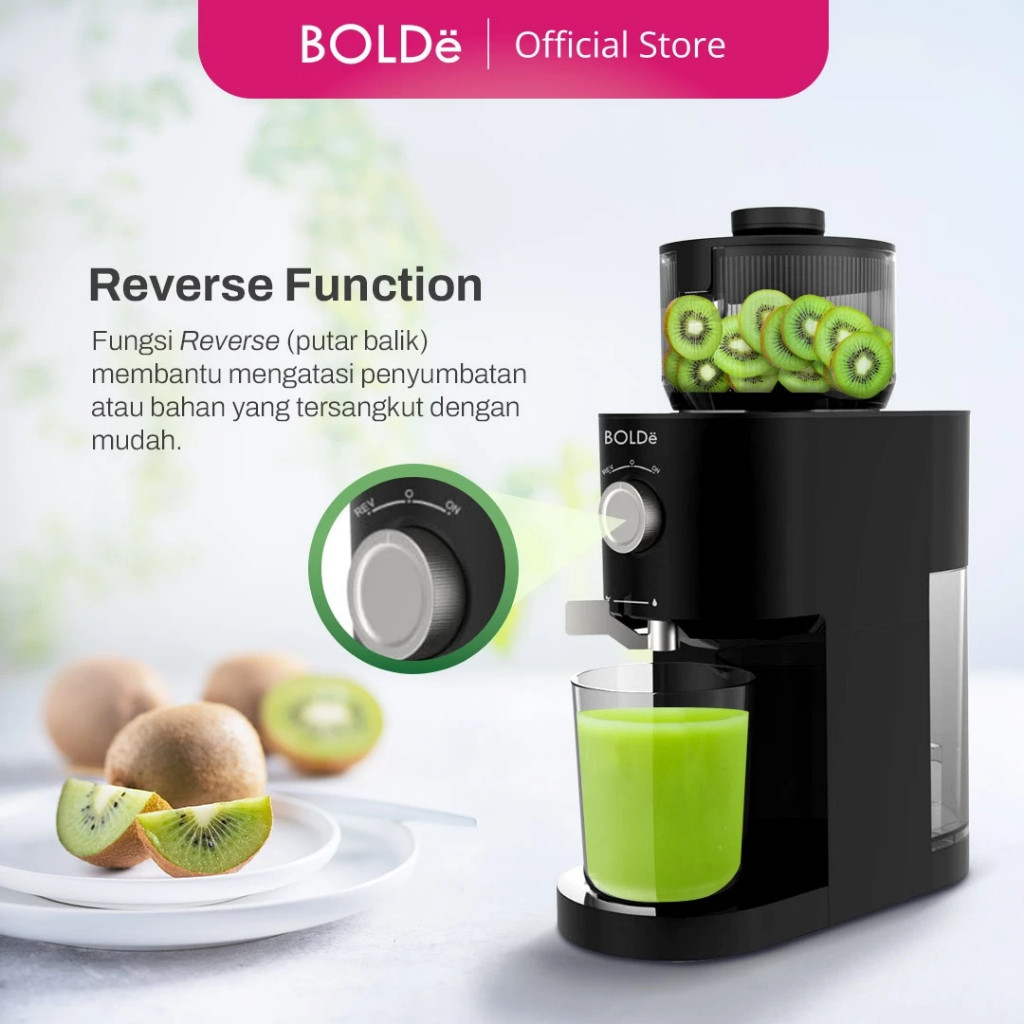 BOLDe Slow Juicer & Ice Sorbet Maker 2 IN 1 Z8 JS-2151 Produk Original & Garansi Resmi 1 Tahun