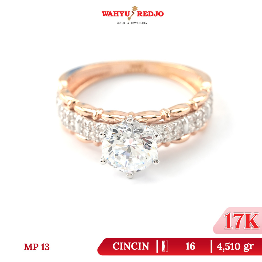 Cincin Emas 17K Wahyu Redjo CC-31739069-PMR