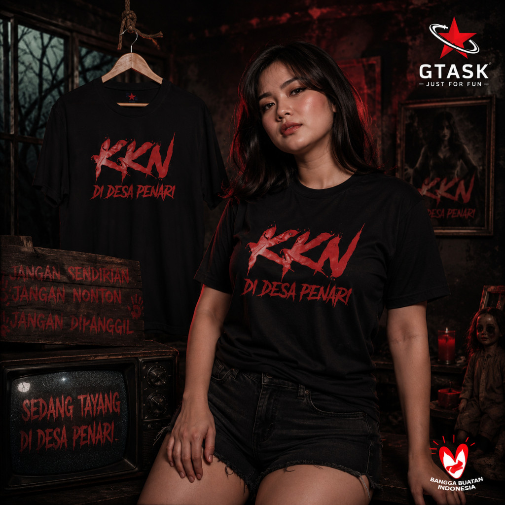 Kaos KKN Di Desa Penari / Baju Distro / Tshirt GTask Terlaris