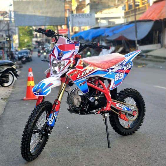 Motor Mini Trail LENKA 89L 125cc Manual Kopling | Trail Anak Dewasa | Ring 17/14 | Siap Pakai - MERA