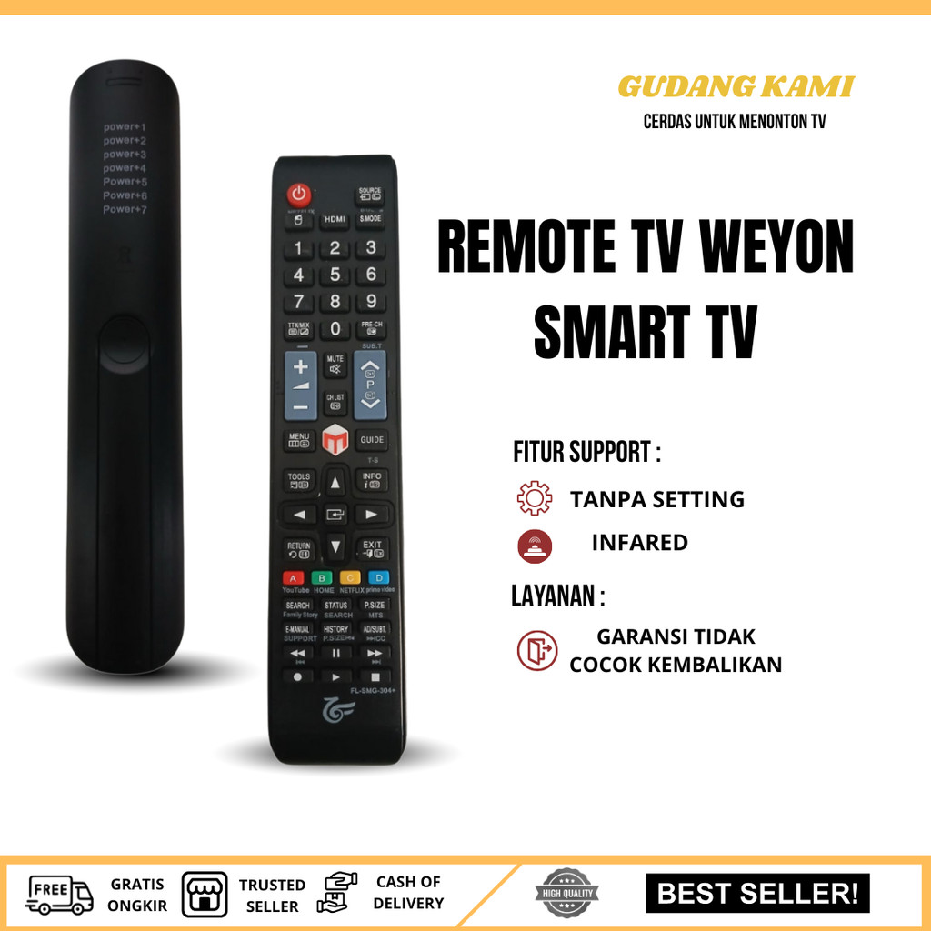 | REMOTE UNTUK SMART WEYON SAKURA DIGITAL TV LED Weyon BEST SELLER  READY STOK 
