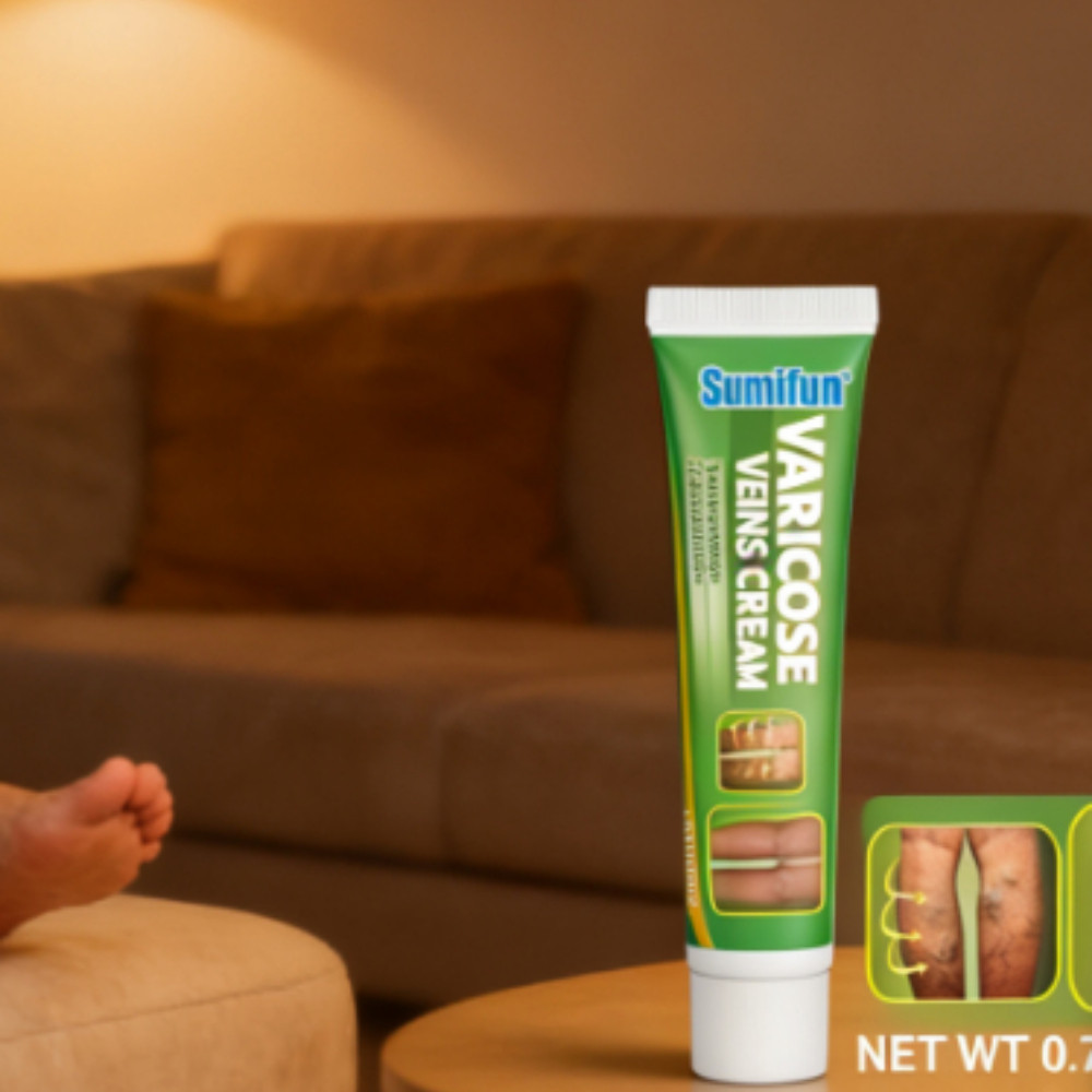 Krim Vena Kaki Sumifun - Formula Herbal untuk Kesehatan Pembuluh Darah & Kaki Lelah, 20g, K10047 CO5