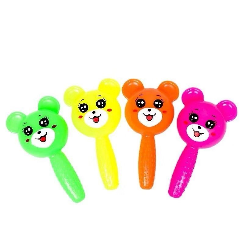 Mainan Rubber Stick Toys Boneka Panda Lampu Dan Suara Nyit Nyit tokolubna_