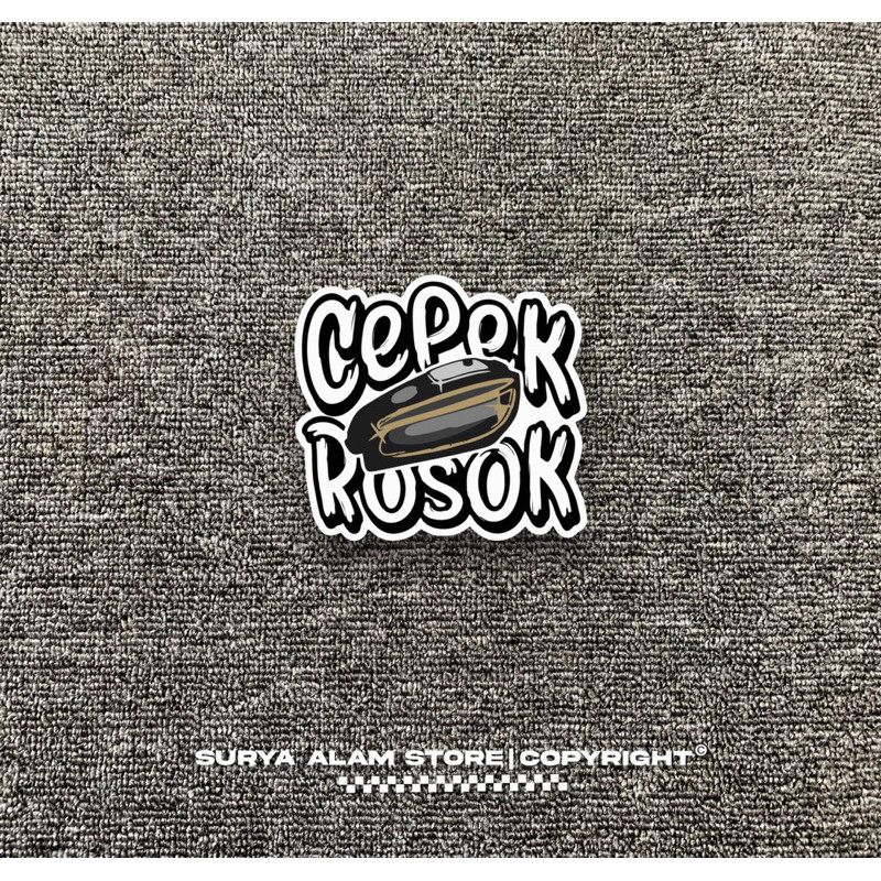 Stiker Cepek Rosok GL 100 | Stiker GL 100 Cepek