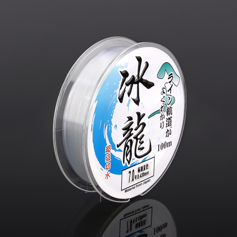 100M Nylon Fishing Line Monofilament Japanese Material for Saltwater Carp Fishing Fluorocarbon Fishi