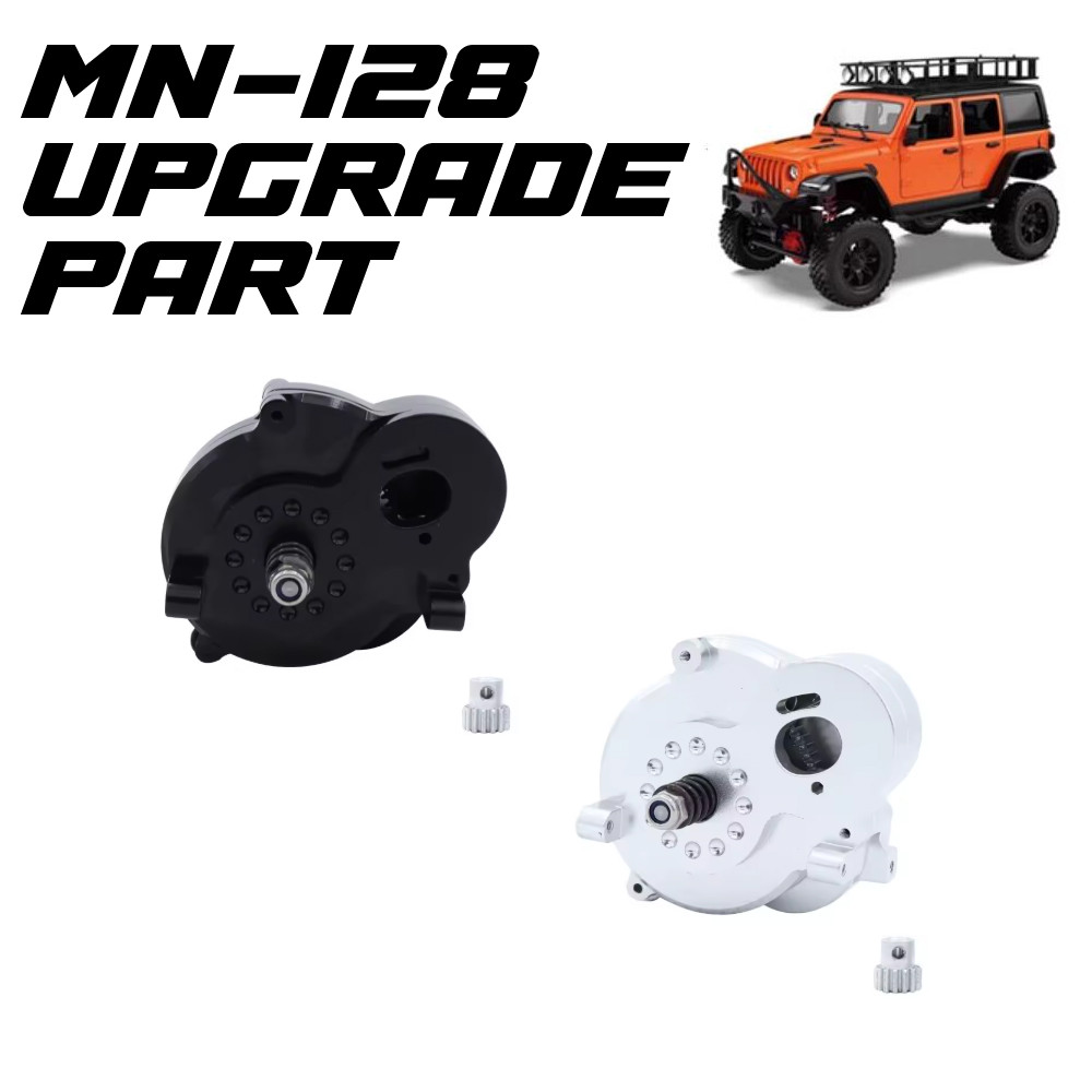 CNC Transmission Gearbox with Motor Gear for 1/12 MN128 MN86 MN86K MN86KS G500 RC Rock Crawler Truck