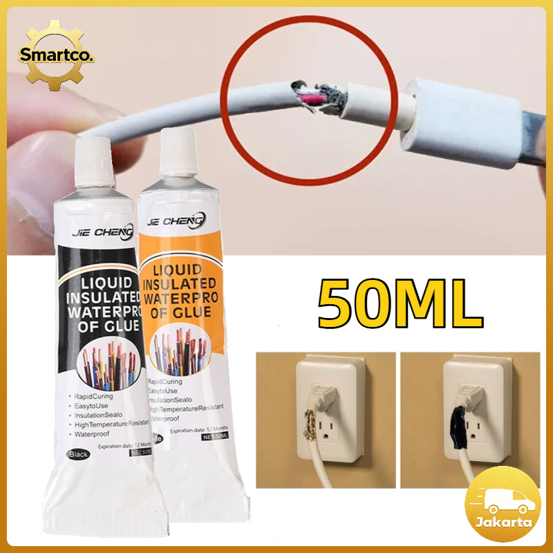 Lakban Cair Tahan Air & Isolasi Listrik Untuk Pelapis Kabel & Perbaikan Papan Sirkuit Hitam & Putih 