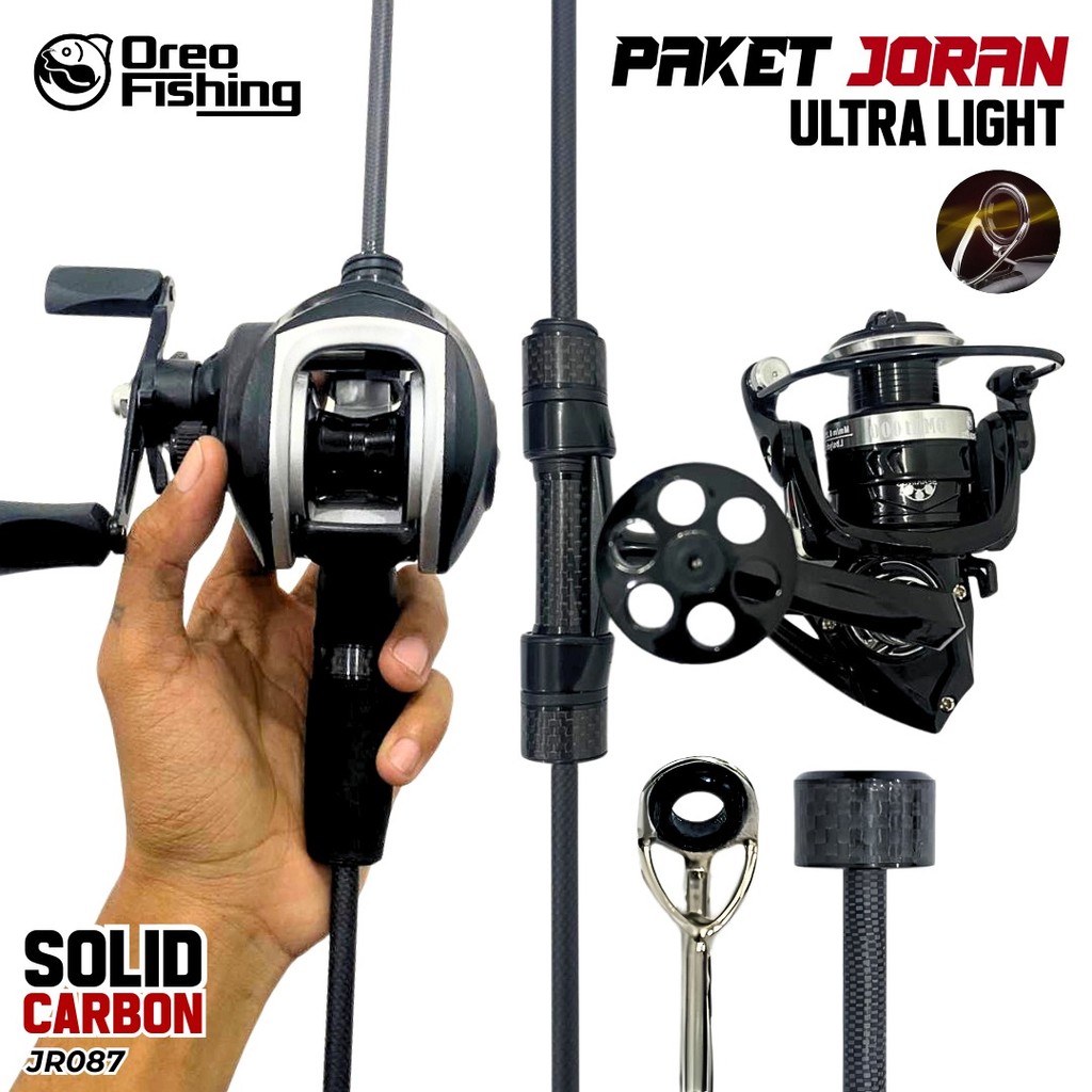 Paket 1 Set Joran Pancing Spinning Casting Ultralight 2-6lb Lengkap Dengan Reel Pancing DMA & RM Ser