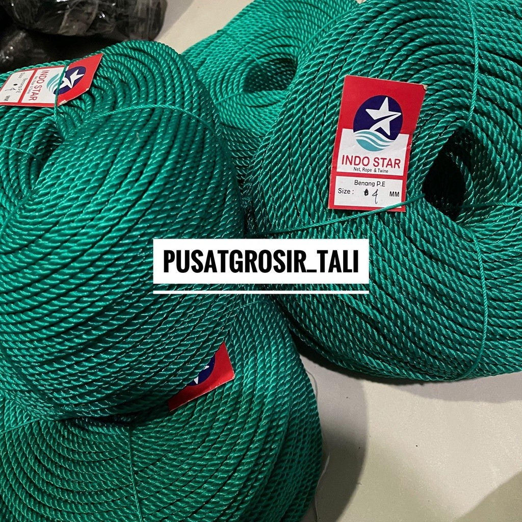 Tali 4mm / Tali Tambang 4mm PE 1 ROL Murah