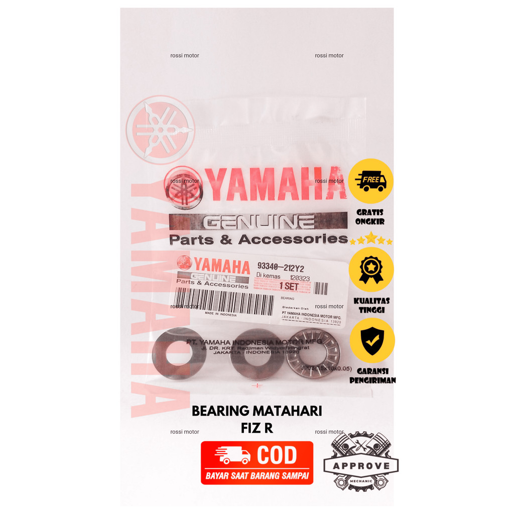 BEARING LAHER MATAHARI FIZR | SPAREPART ORIGINAL SUKU CADANG SEPEDA MOTOR