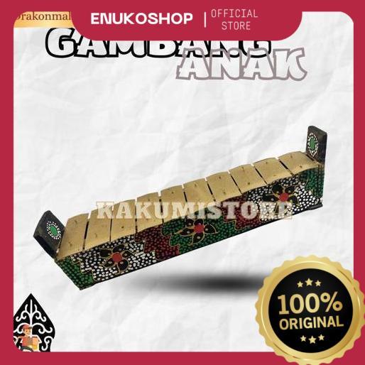 Mainan Anak Gambang Alat Musik Tradisional ( 10 Bilah ) Kk276 Ready Stock GA