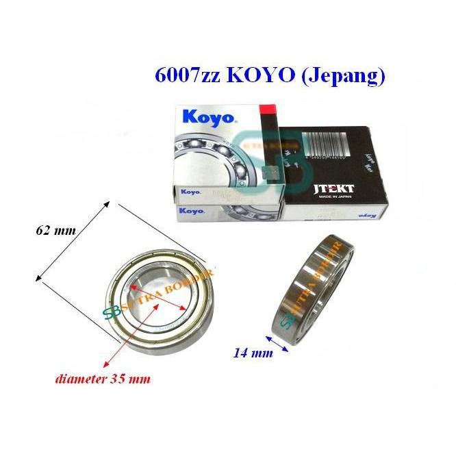 bearing 6007z KOYO bearing JAPAN Koyo Bearing 6007zz Japan Bearing Industri KOYO 6007zz koyo by Joss
