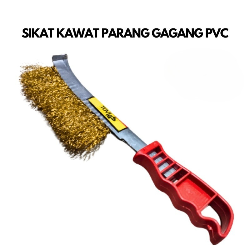 Sikat Kawat Lengkung 10" Hisuka / Sikat Golok Baja