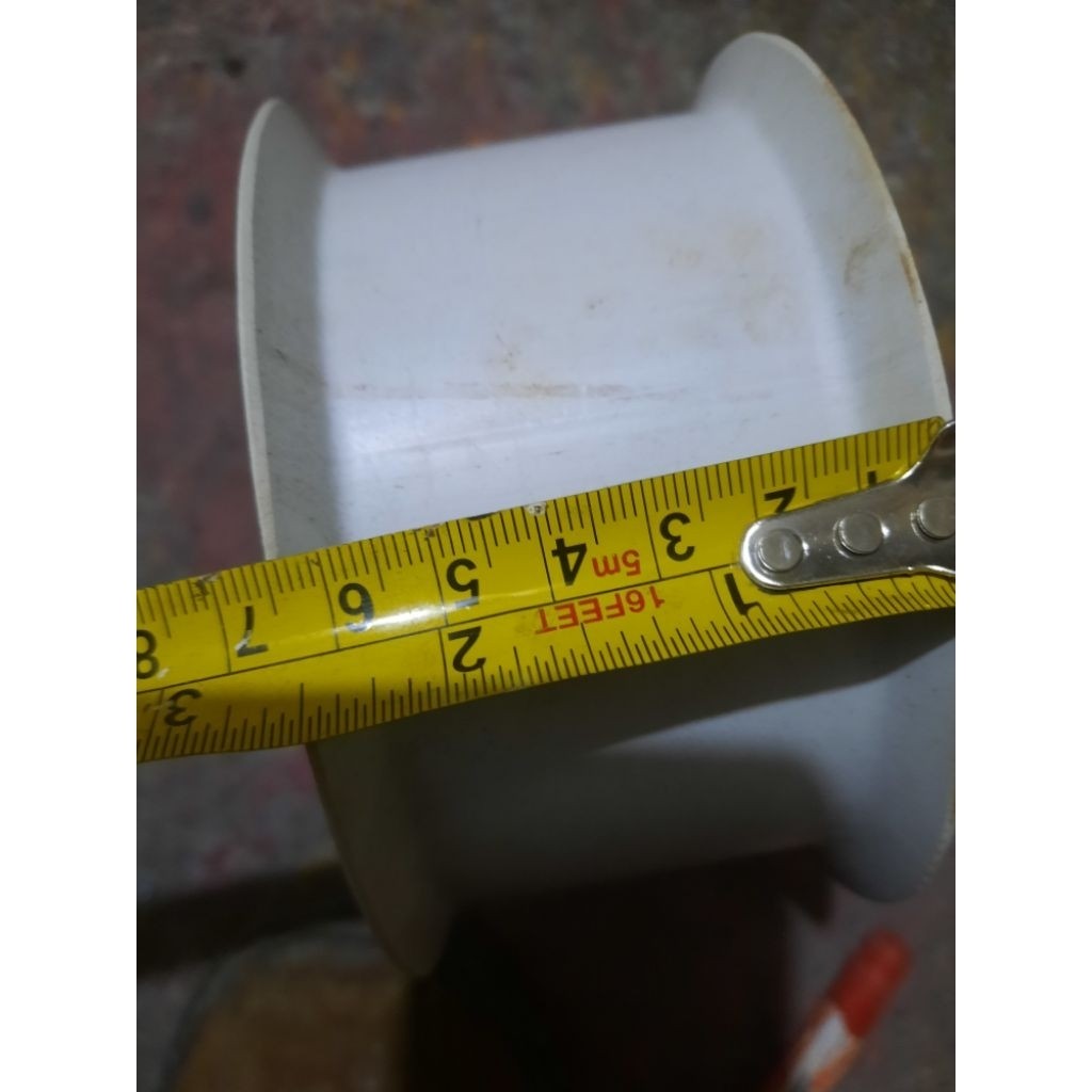 Bladu Gulungan Senar Gylungan Benang Layangan Warna Putih Polos 4inch