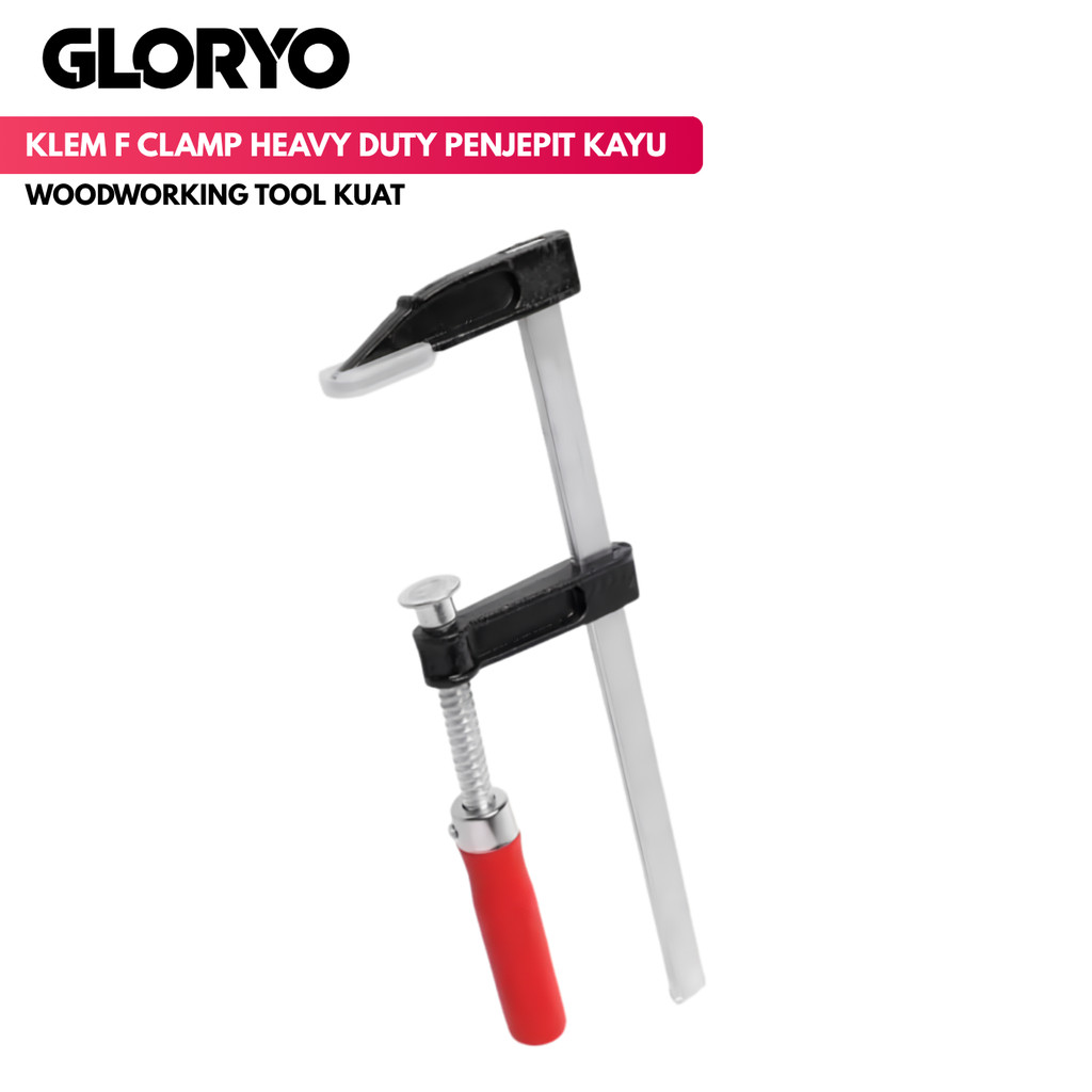 Gloryo Klem F Clamp Heavy Duty Penjepit Kayu Woodworking Tool Kuat