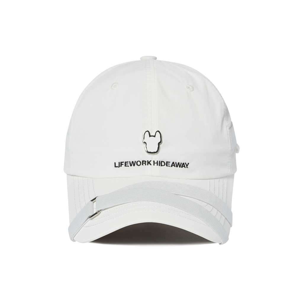 LIFEWORK - New Technical Webbing Soft Ball Cap White - Topi Acc Putih Unisex