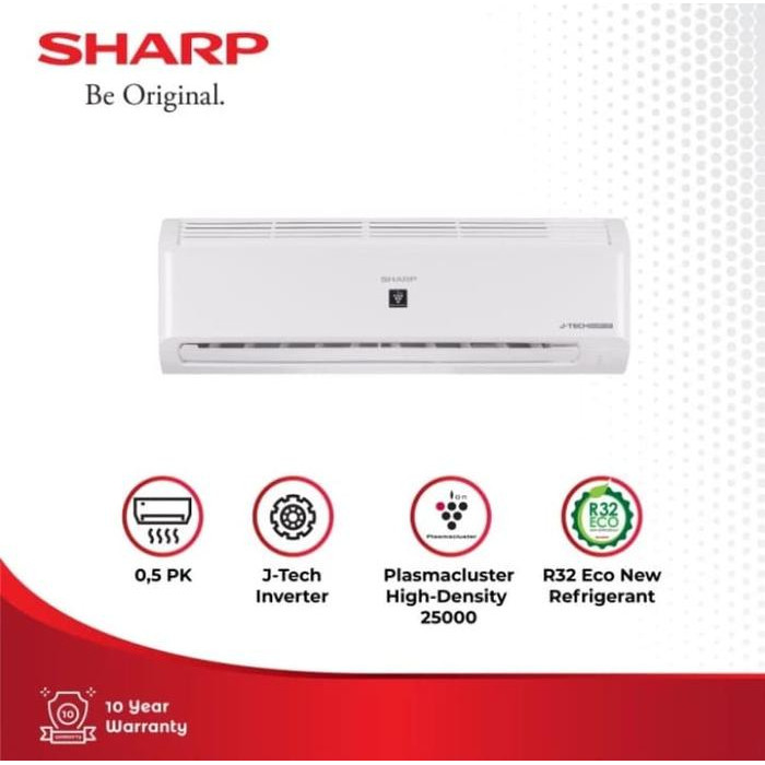 PROMO BIGSALE AC Sharp J-Inverter Plasma 1/2PK, 1PK - AHXP6BMY/AHXP10BMY