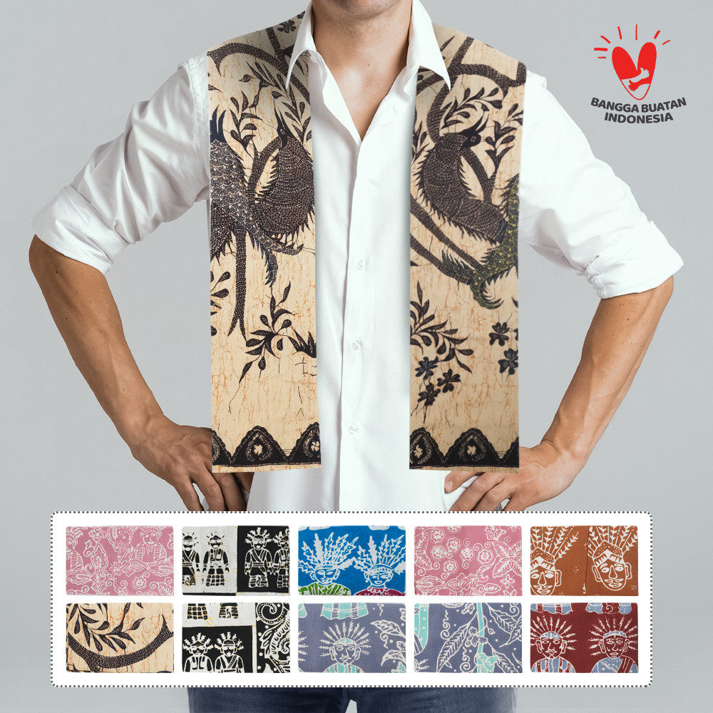 Sewish & Rich Kain Cukin Batik Printing Selendang Betawi - SR13