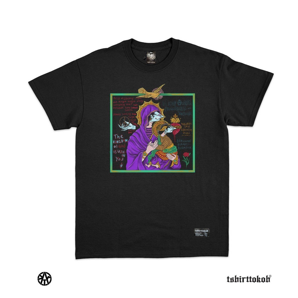 Tshirttokoh - Kaos Yesus Wayang