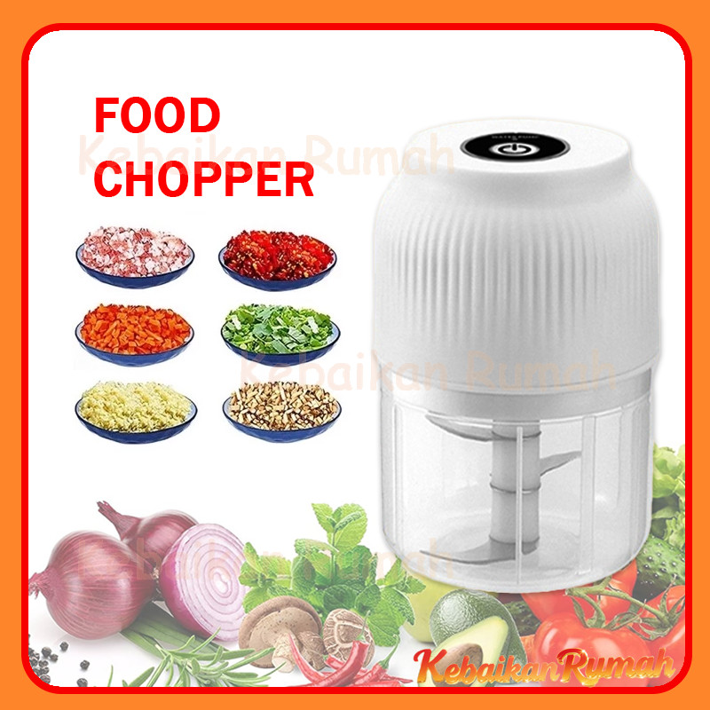 KR 300ml Gilingan Bumbu Mini Chopper Blender Portable Gilingan Mini Bumbu