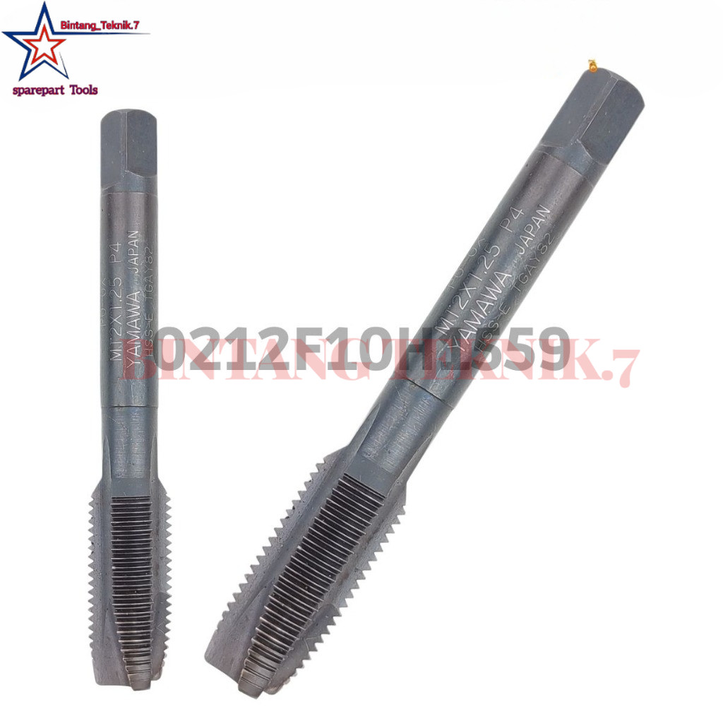 Tap M12 x 1.25 Tap Manual Hand Tap Baut 17 Yamawa Bukan OSG Guehring