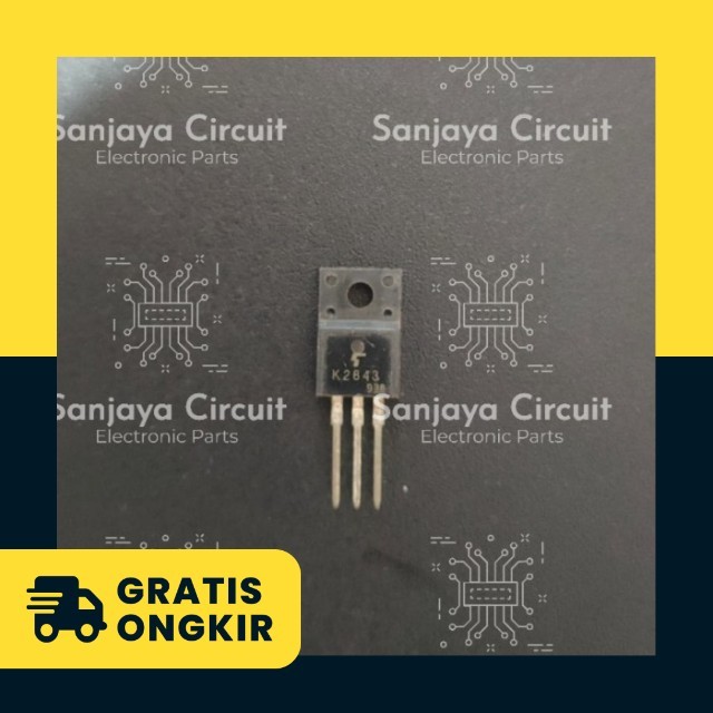 Transistor TR K2843 2SK2843 Silicon N-MOSFET 600V 10A
