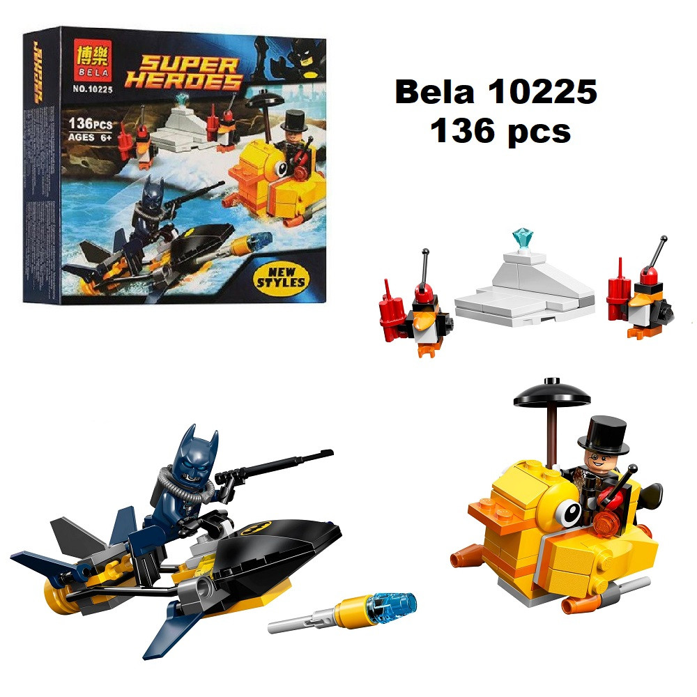 SUMERKAN Brick Block Bela 10225 Super Heroes Batman ( The Penguin Face Off )