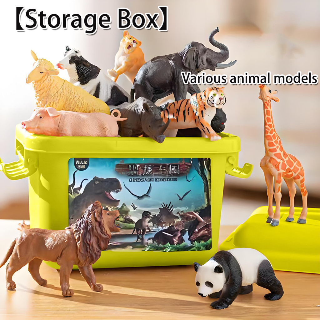 Mainan Hewan Figure Binatang Karet Karet Lengkap Animal Toys Set Lengkap Animal Model Toys With Box