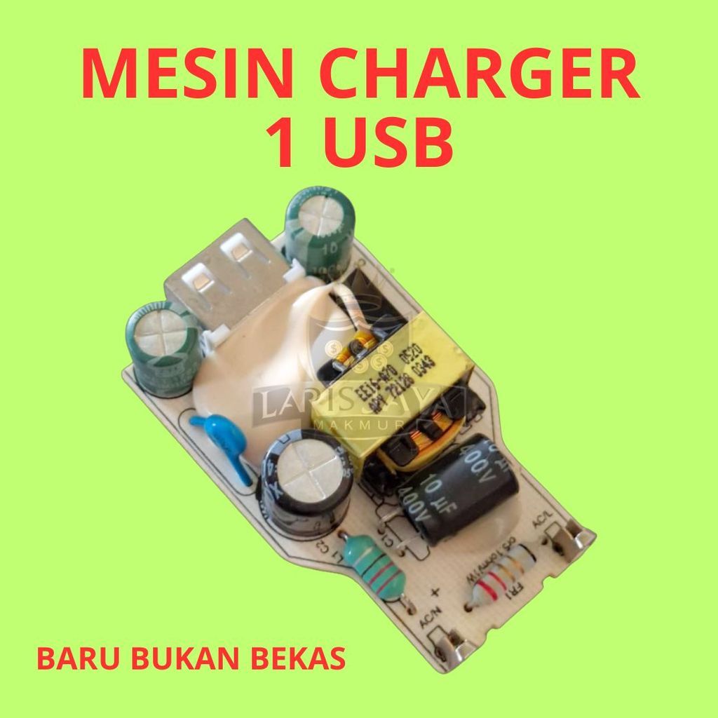 Modul Charger USB 5V 2A Input 220V Mesin Adaptor Cas HP DIY Elektronik