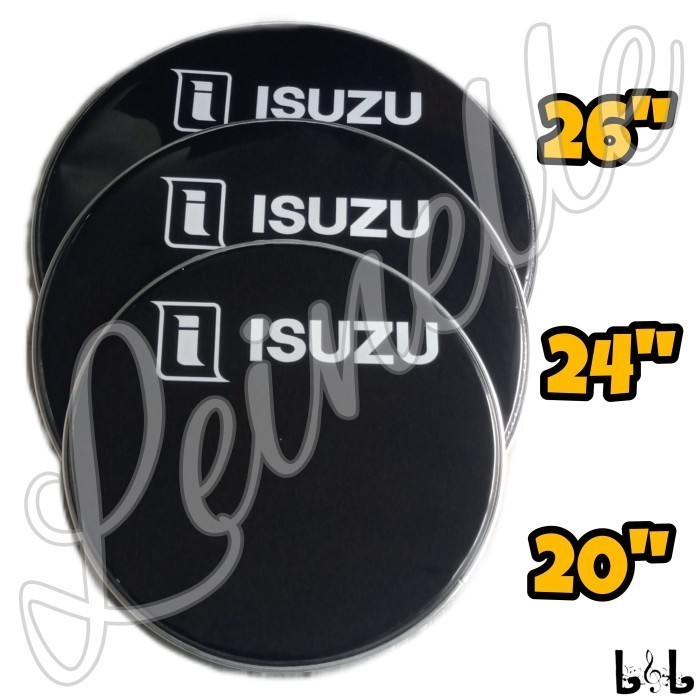 We One|| Isuzu Bass Drum Head Ori Mika Bas Dram for drum set for marching band