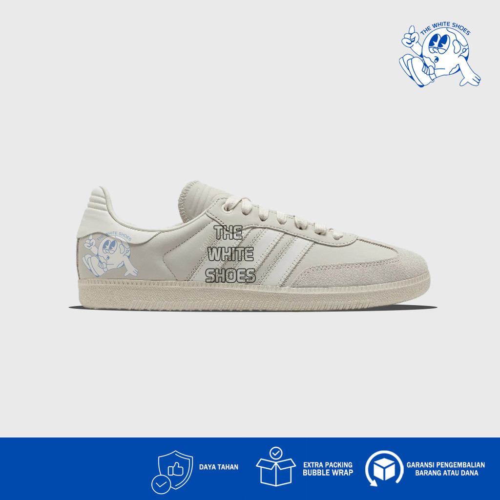 Sepatu Adidas Samba Human Race Cloud White