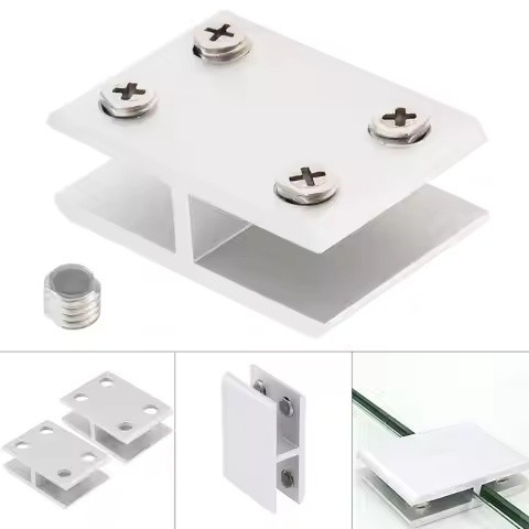 Glass Connector 8-10mm Luru Penjepit Kaca Konektor Jepit Kaca