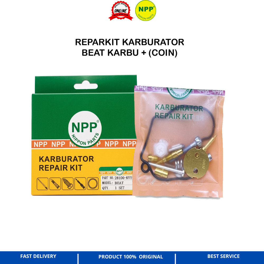 REPARKIT BEAT KARBU + COIN NPP REPAIR KIT KARBURATOR BEAT KARBU