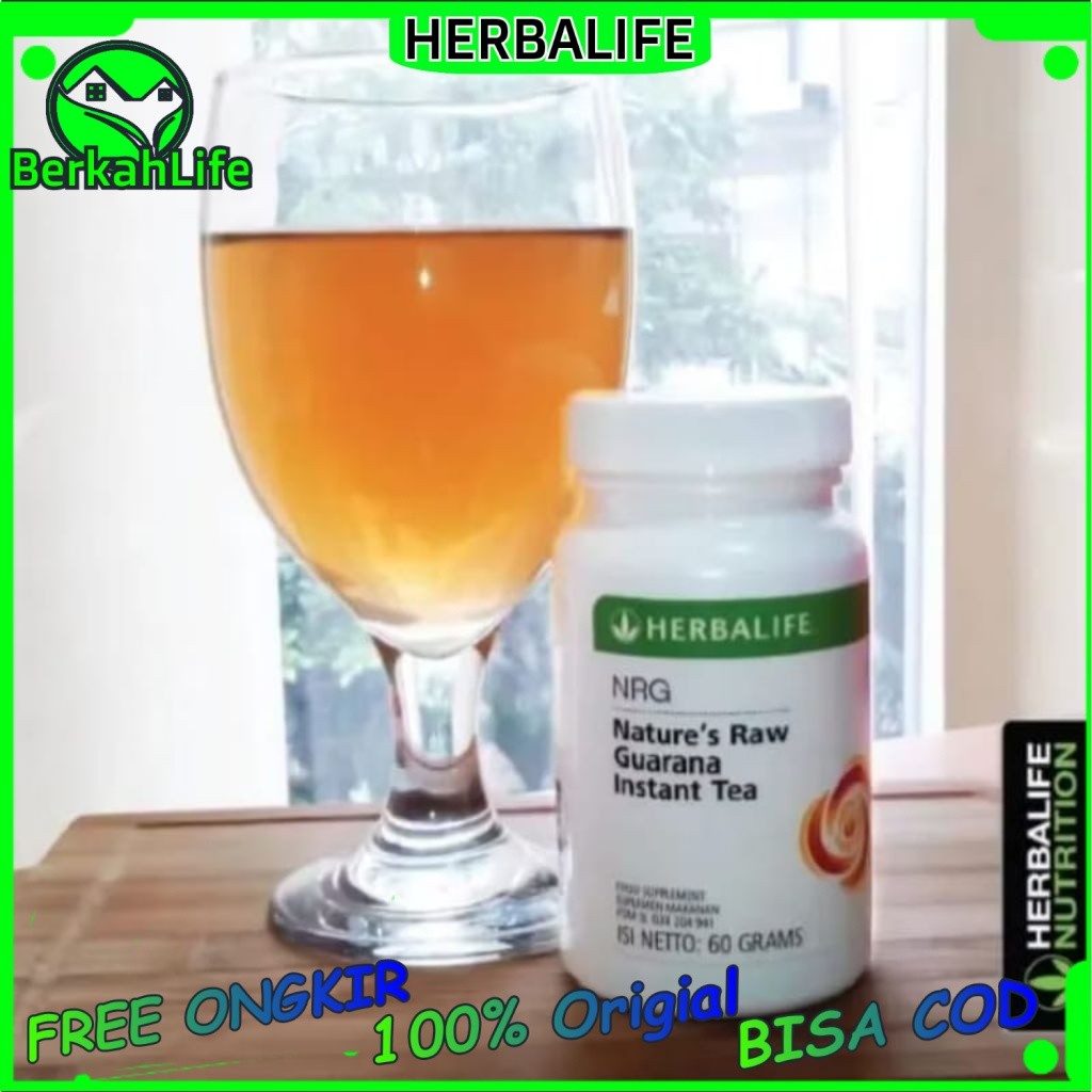 Herbalife Nutrition NRG Teh Instan Penambah Energi Dan Stamina NRG Instant Tea Herbalife Original 1 