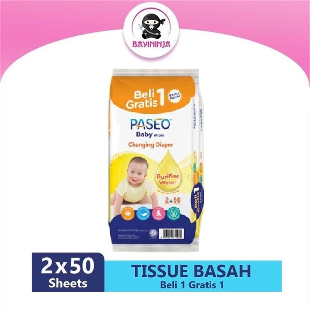 PASEO BABY Wipes 50 s
