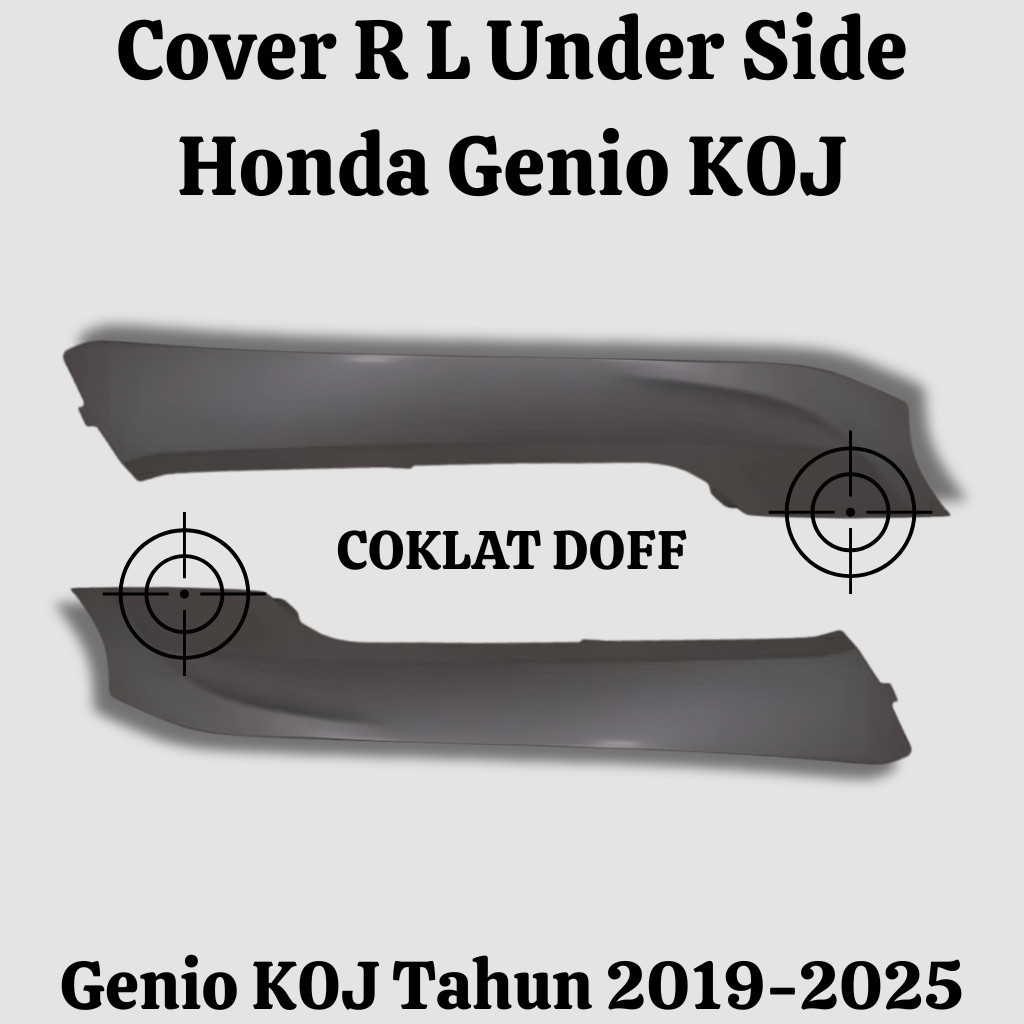 Cover under side sirip bawah dek bawah samping Kanan Kiri Genio K0J Tahun 2019 2020 2021 2022 2023 2