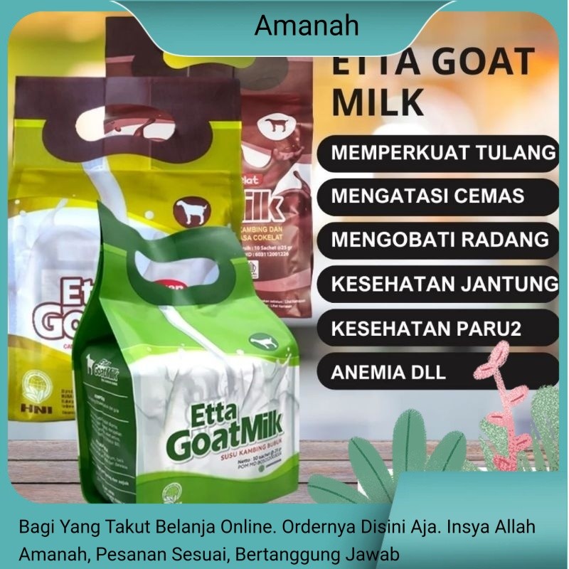 HNI HPAI Etta Goat Milk Susu Kambing Etawa