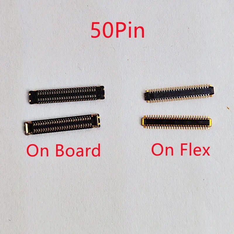 5Pcs LCD splay Screen Flex FPC Connector 50Pin For Huawei Enjoy 8E Lite 8ELite Y5Lite Y5 Prime 2018 