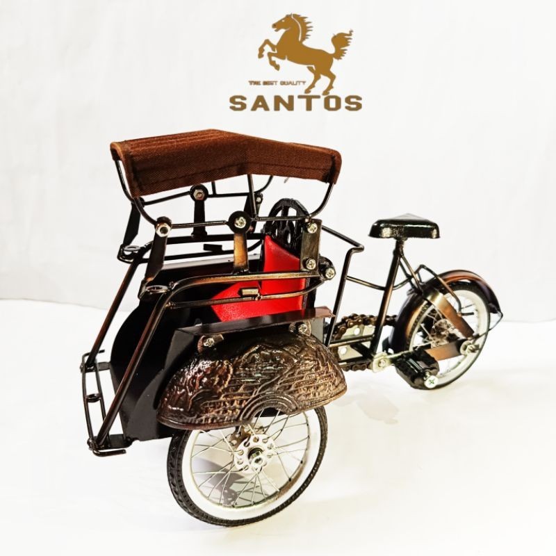 Miniatur becak Jogja