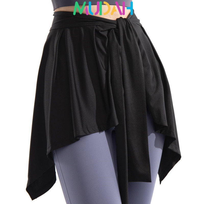 Rok Penutup Pantat/Skirt Sport Penutup Legging & Celana/Cover Tali Pinggang untuk Senam, Aerobic