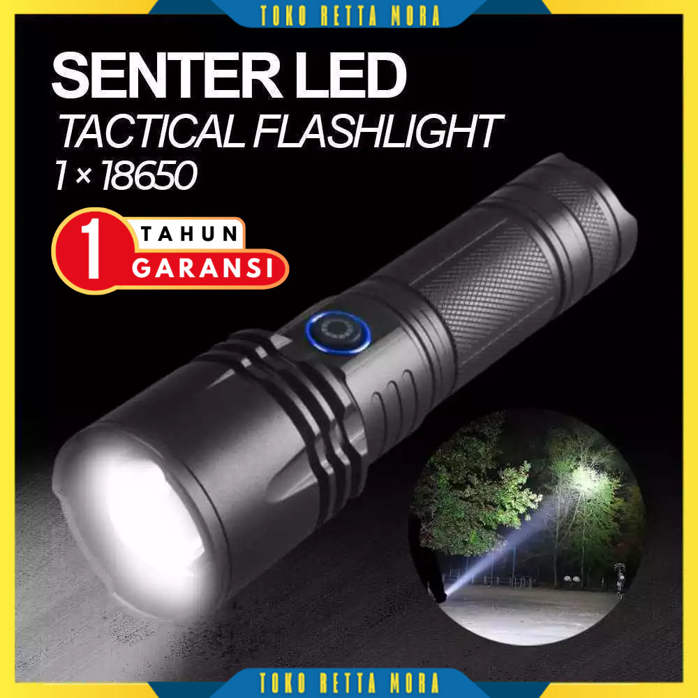 BESTSUN Senter LED Tactical Flashlight XHP50 1500 Lumens - P50