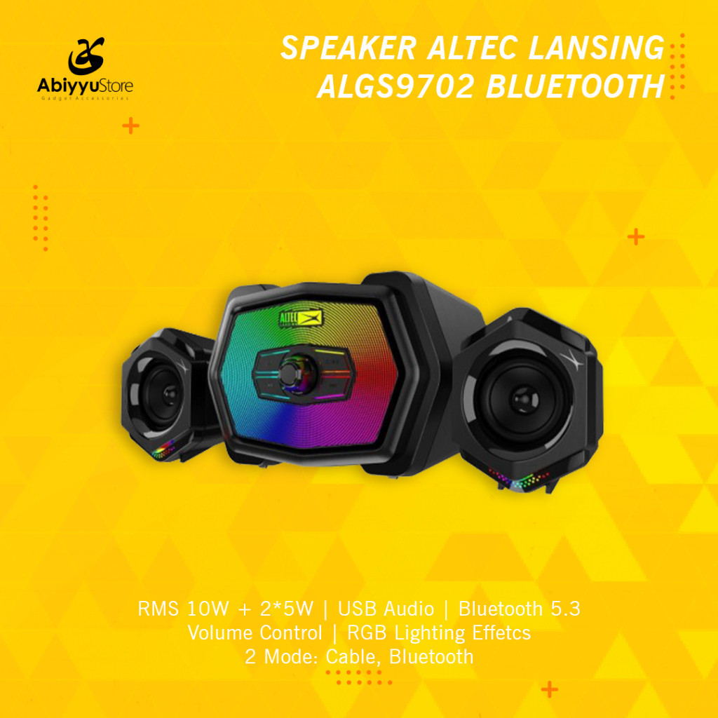Speaker Altec Lansing ALGS9702 Bluetooth Gaming Komputer PC Laptop HP