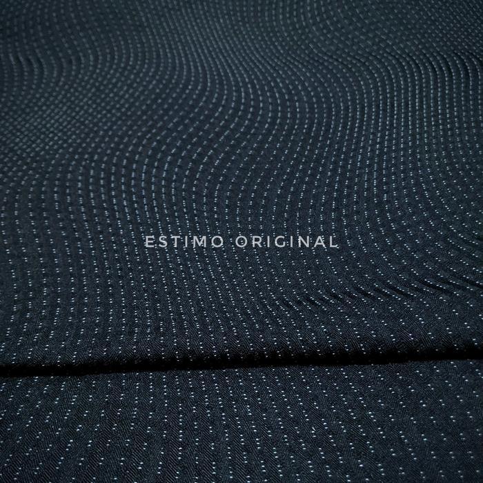 Kain Jok Mobil Hitam Bintik Putih Cocok untuk BMW Katana Panther