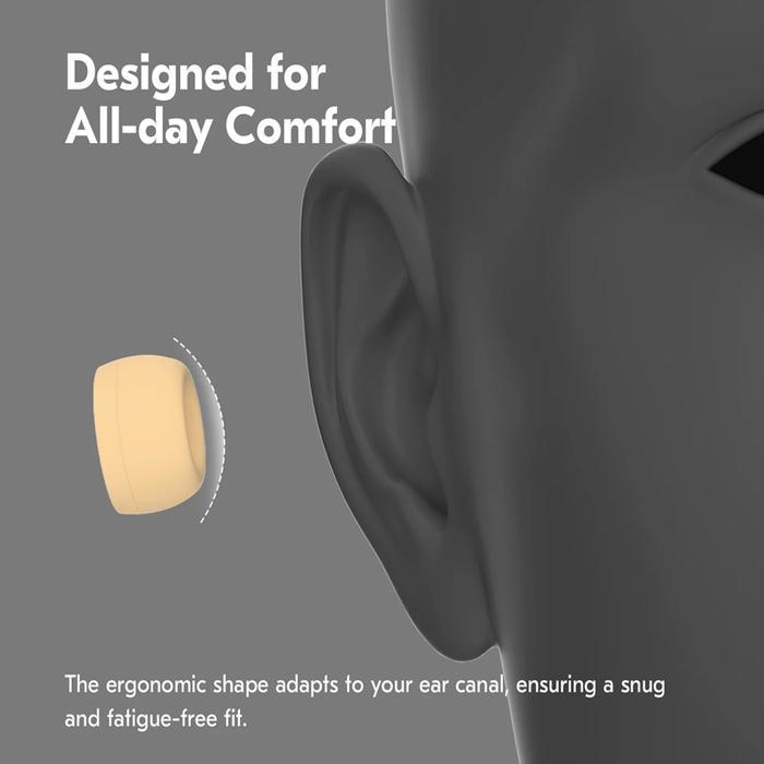 KBEAR Coffee Eartips Soft Silicone Replacement IEM Earphone Eartips - XS 1 Pair