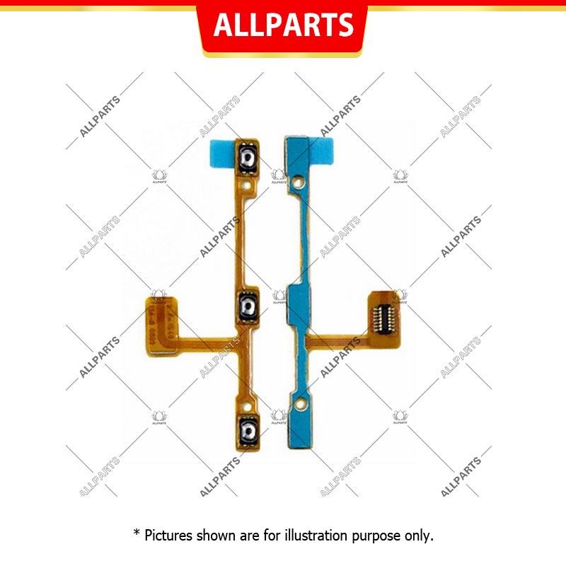 Allparts Saklar Daya Tombol On / Off Tombol Volume Kabel Fleksibel Untuk Vivo Y55 / Y55a