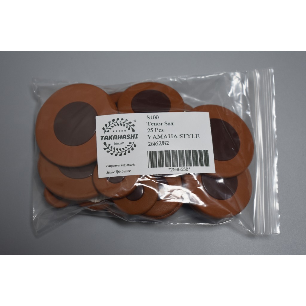 1 set of leather pads for tenor saxophone  Yamaha size