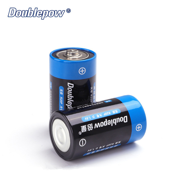 Doublepow Baterai Tipe D 1.5V Zinc Carbon Battery  Non- Rechargeable