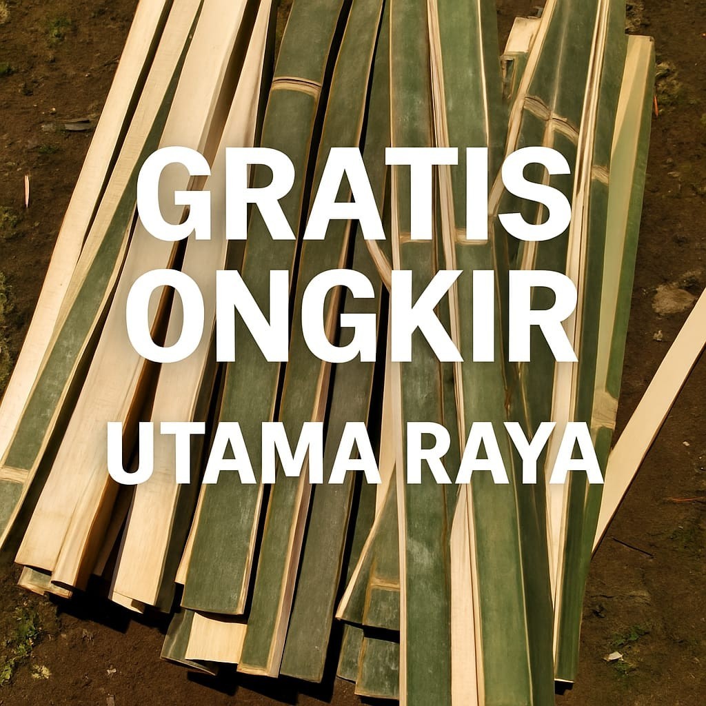 100cm Bambu Bilah Ajir Tanamanr Bambu Ajir, Bambu Turus, Bambu Bilah