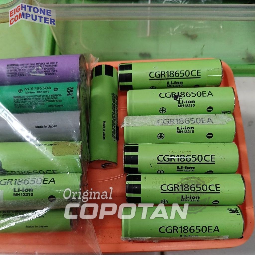 Baterai Batre NCR CGR 18650 Original Copotan Laptop