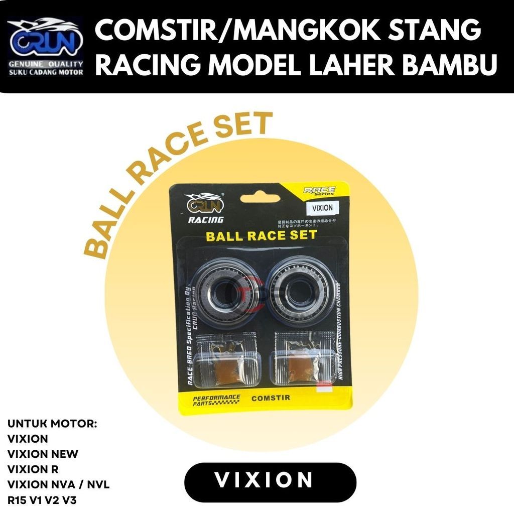 CRUN Comstir Racing Yamaha Vixion  Laher Bambu Vixion New R NVA NVL R15 V1 V2 V3